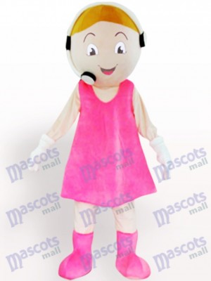 Customer Service Representative Cartoon Adult Mascot Costume