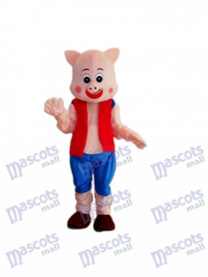 Little Pig Mascot Adult Costume Animal 