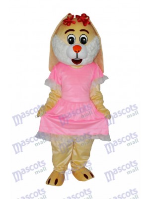 Easter Drooping Ear Rabbit Mascot Adult Costume