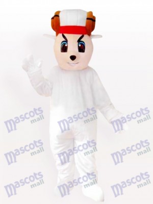 Happy Sheep Adult Mascot Costume