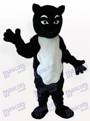Black Skunk Adult Mascot Costume