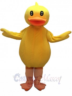 High Quality Duck Yellow Ducky Adult Party Carnival Halloween Christmas Mascot Costume