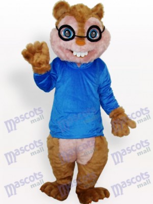Blue Squirrel Animal Adult Mascot Costume