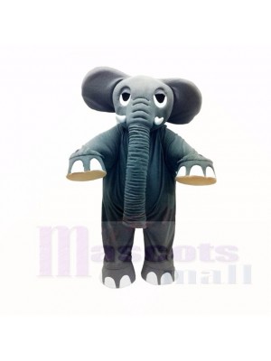 Strong Grey Elephant Mascot Costumes Adult	