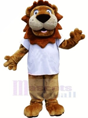 Cute Strong Lion Mascot Costumes Cartoon