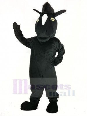Black Mustang Horse Mascot Costume Animal