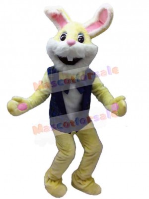 Funny Yellow Bunny Mascot Costume Animal