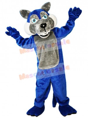 Blue Wolf Adult Mascot Costume Animal