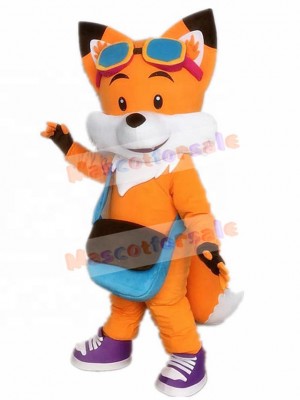 Funny Orange Fox Mascot Costume Animal
