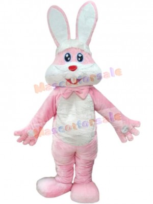 Lovely Pink Bunny Mascot Costume Animal