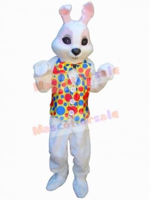 Friendly Easter Bunny Mascot Costume Animal