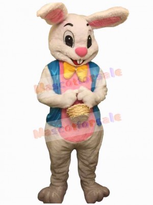 Friendly Bunny Rabbit Mascot Costume Animal