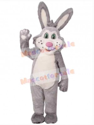 Gray Bunny Girl Mascot Costume Animal