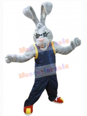 Power Rabbit Mascot Costume Animal