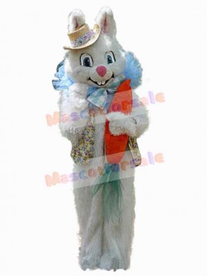 Easter Bunny with Carrot Mascot Costume Animal