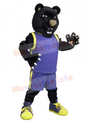 Power Black Bear Mascot Costume Animal