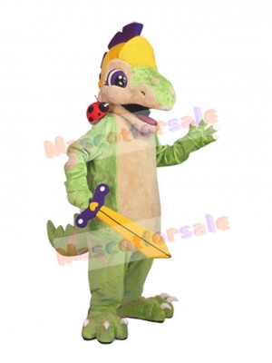 Brave Dinosaur Mascot Costume Animal