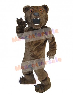 Power Brown Bear Mascot Costume Animal