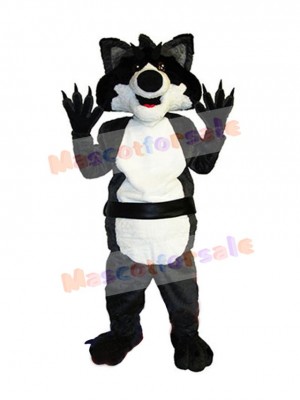 Raccoon with Sharp Paws Mascot Costume Animal