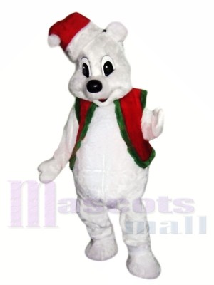 Christmas White Bear Mascot Costumes