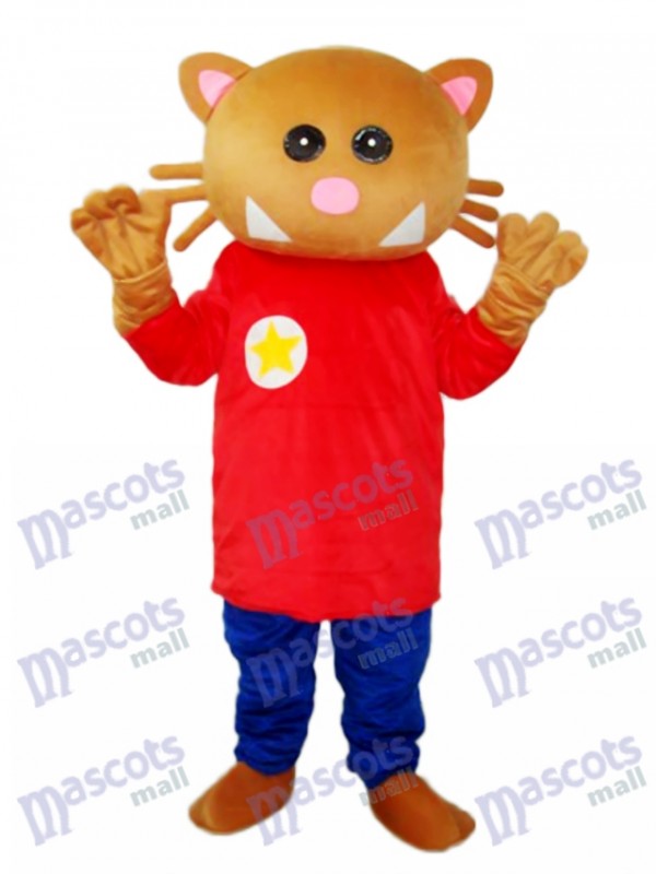 Star Bear Mascot Adult Costume
