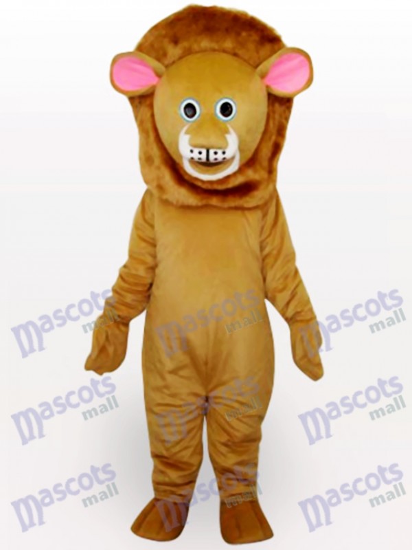 Brown Lion Animal Adult Mascot Costume