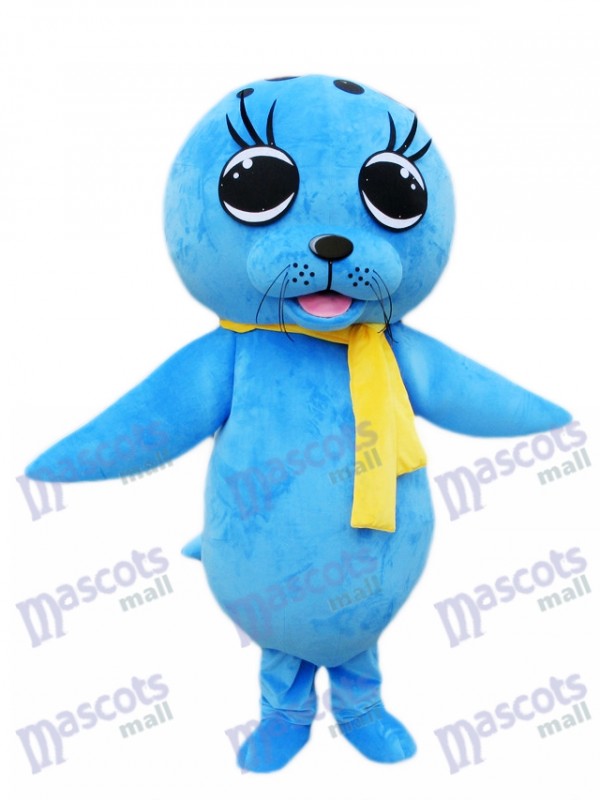 Blue Sea Lion Seal Mascot Costume 
