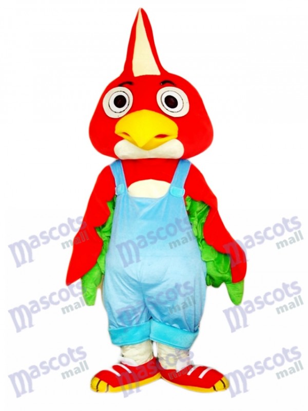 Red Parrot Bird Mascot Costume Animal 