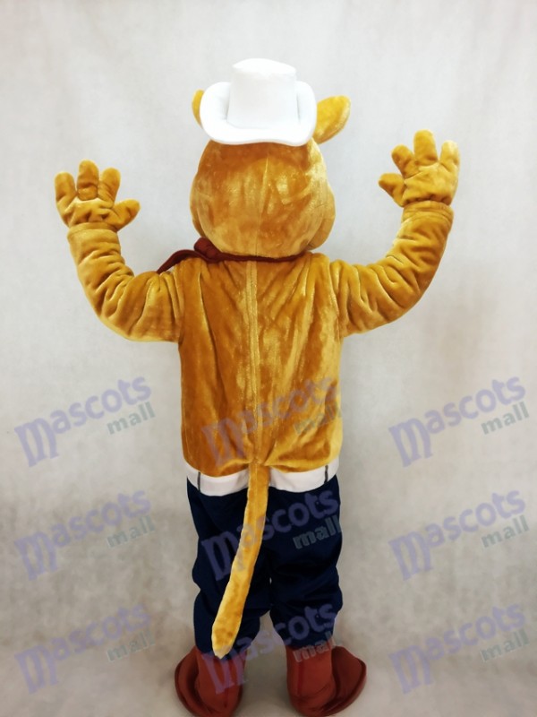 Coyote Wolf Cowboy Mascot Costume
