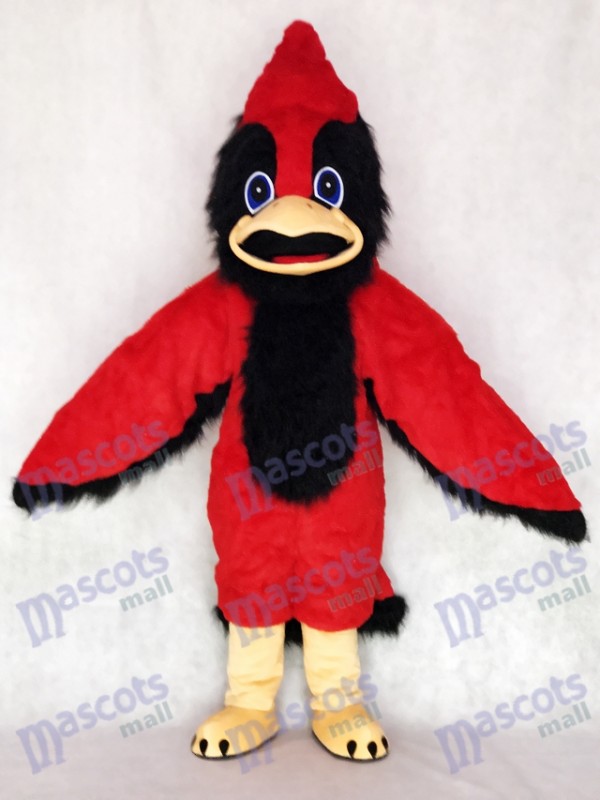 Cute Big Red Bird Mascot Costume