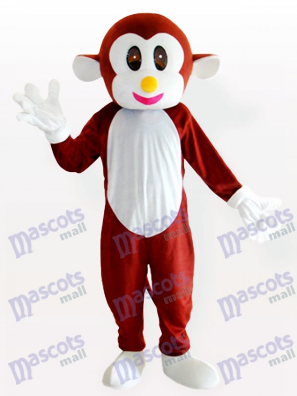 Bouncing Monkey Brown Animal Mascot Costume