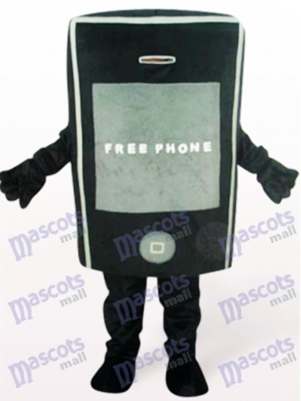 Black Phone For Promotion Adult Mascot Costume